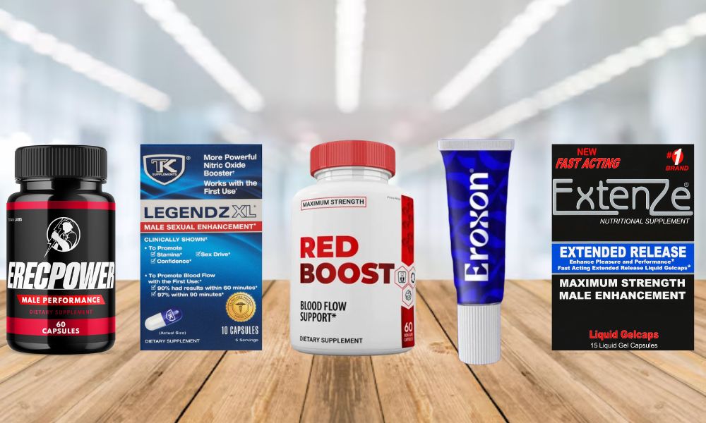 Top 5 erectile dysfunction treatments including Eroxon Gel